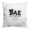 Bae Best Auntie Ever Throw Pillow