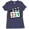media player Ladies Fitted T-Shirt