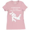 alternatives to war play rugby Ladies Fitted T-Shirt