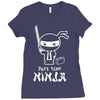 part time ninja Ladies Fitted T-Shirt