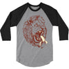 banana eating lion 3/4 Sleeve Shirt