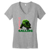 mjolnir calling Women's V-Neck T-Shirt