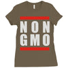 non gmo Ladies Fitted T-Shirt