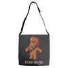 hug a wookiee Adjustable Strap Totes