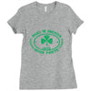 made in america with irish parts Ladies Fitted T-Shirt