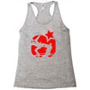eric cantona, kungfu, manu Racerback Tank