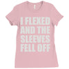 weight lifting gym fitness training Ladies Fitted T-Shirt