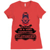 I Am Siberian Husky Actually In A Very Commited Relationship Ladies Fitted T-Shirt