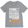 Strong Independent Motivated Virgo V-Neck Tee