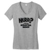 nerd Women's V-Neck T-Shirt