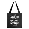i was addicted to the hokey pokey Tote Bags