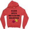 bears beets battlestar galactica Zipper Hoodie