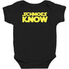 schmoes know Baby Bodysuit