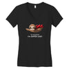 super lazy Women's V-Neck T-Shirt