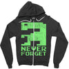 never forget Zipper Hoodie