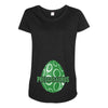 Preggosaurus Egg Funny Maternity Scoop Neck T-shirt