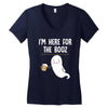 Im Here For The Booz Women's V-Neck T-Shirt