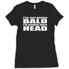 bald Ladies Fitted T-Shirt