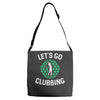 lets go clubbing Adjustable Strap Totes