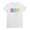 boo halloween Ladies Fitted T-Shirt