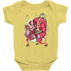 krampus (blood red) Baby Bodysuit