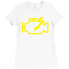 check engine light Ladies Fitted T-Shirt