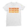 pumpkin pumpkin pumpkin Ladies Fitted T-Shirt