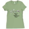 where the side quest ends Ladies Fitted T-Shirt