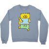 meow is running Crewneck Sweatshirt