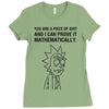 mathematically Ladies Fitted T-Shirt