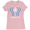 argentina 78 world cup 1978 retro football Ladies Fitted T-Shirt