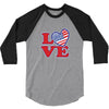 star spangled hammered 3/4 Sleeve Shirt