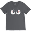 rude christmas pudding V-Neck Tee