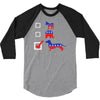 vote for dachshund 3/4 Sleeve Shirt