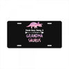 cool grandma saurus. License Plate