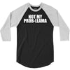 not my prob llama 3/4 Sleeve Shirt