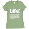 life  available for a limited time only Ladies Fitted T-Shirt