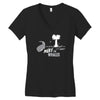 nuke the whales Women's V-Neck T-Shirt