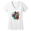peacock Women's V-Neck T-Shirt