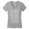 skull division Women's V-Neck T-Shirt
