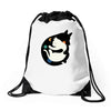 more hugs less fights Drawstring Bags