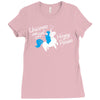 unicorns are just horny ponies Ladies Fitted T-Shirt