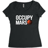 Occupy Mars Women's Triblend Scoop T-shirt