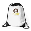 hyrule life insurance Drawstring Bags