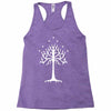 white tree of gondor Racerback Tank