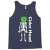 ciderhead cider drinking skeleton and apple Tank Top