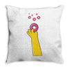 homer donuts Throw Pillow