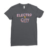 electro city Ladies Fitted T-Shirt