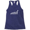 evolution  vater eltern papa kind baby child daddy dad parent Racerback Tank