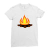 fire Ladies Fitted T-Shirt